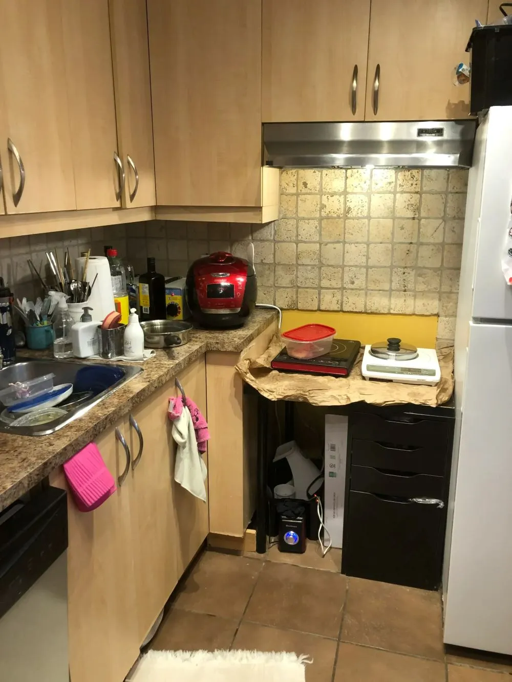before staging image